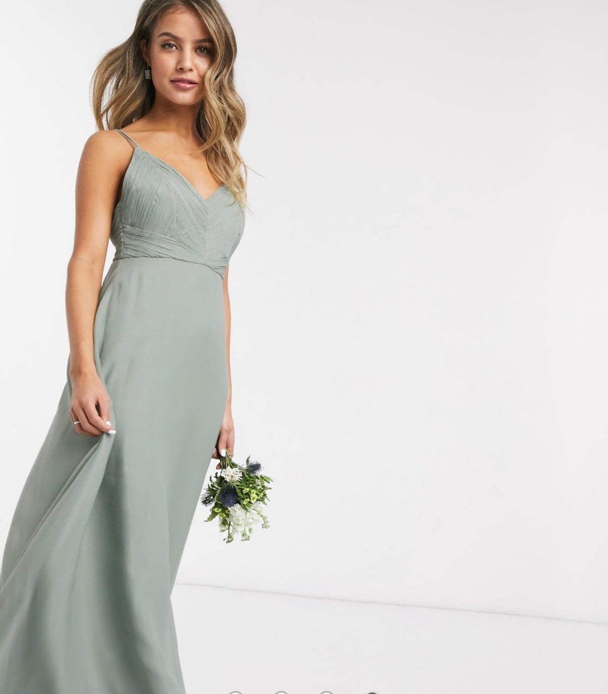 Sage green dress