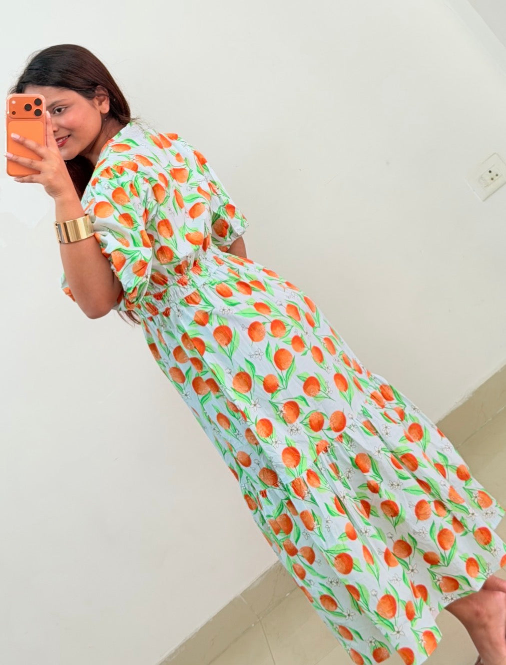 Prettiest orange dress