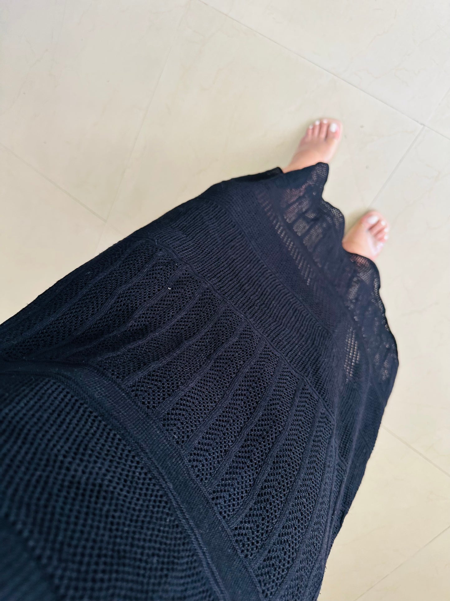 Black skirt