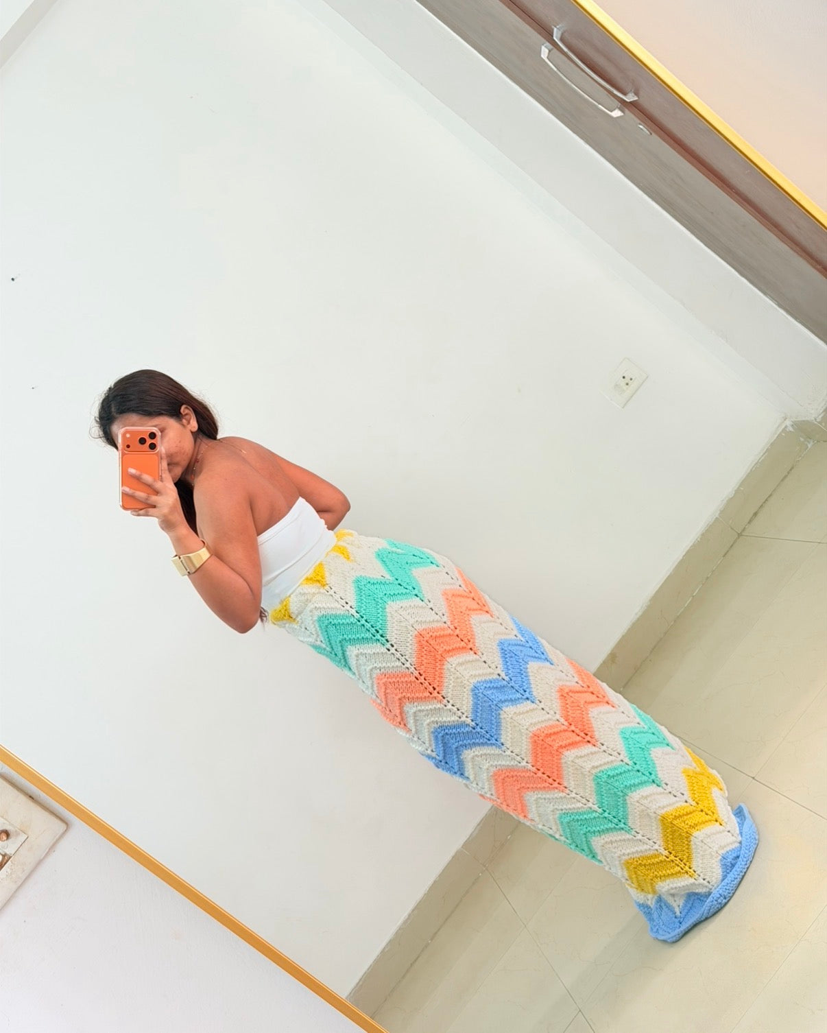Crochet skirt