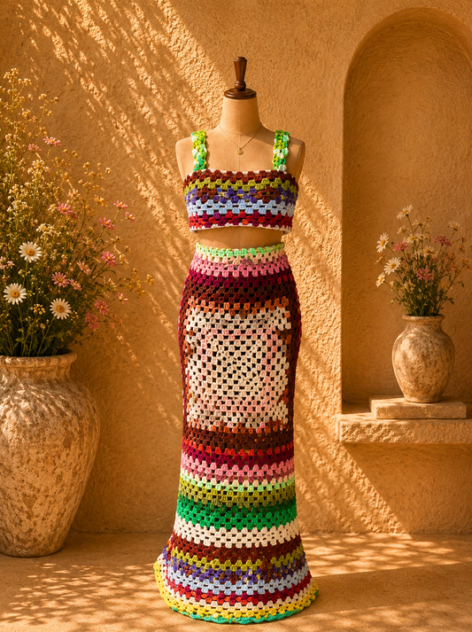 Pretty crochet set