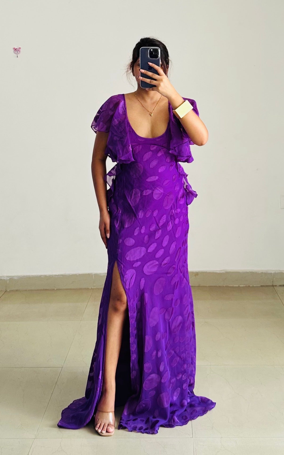 Purple dress