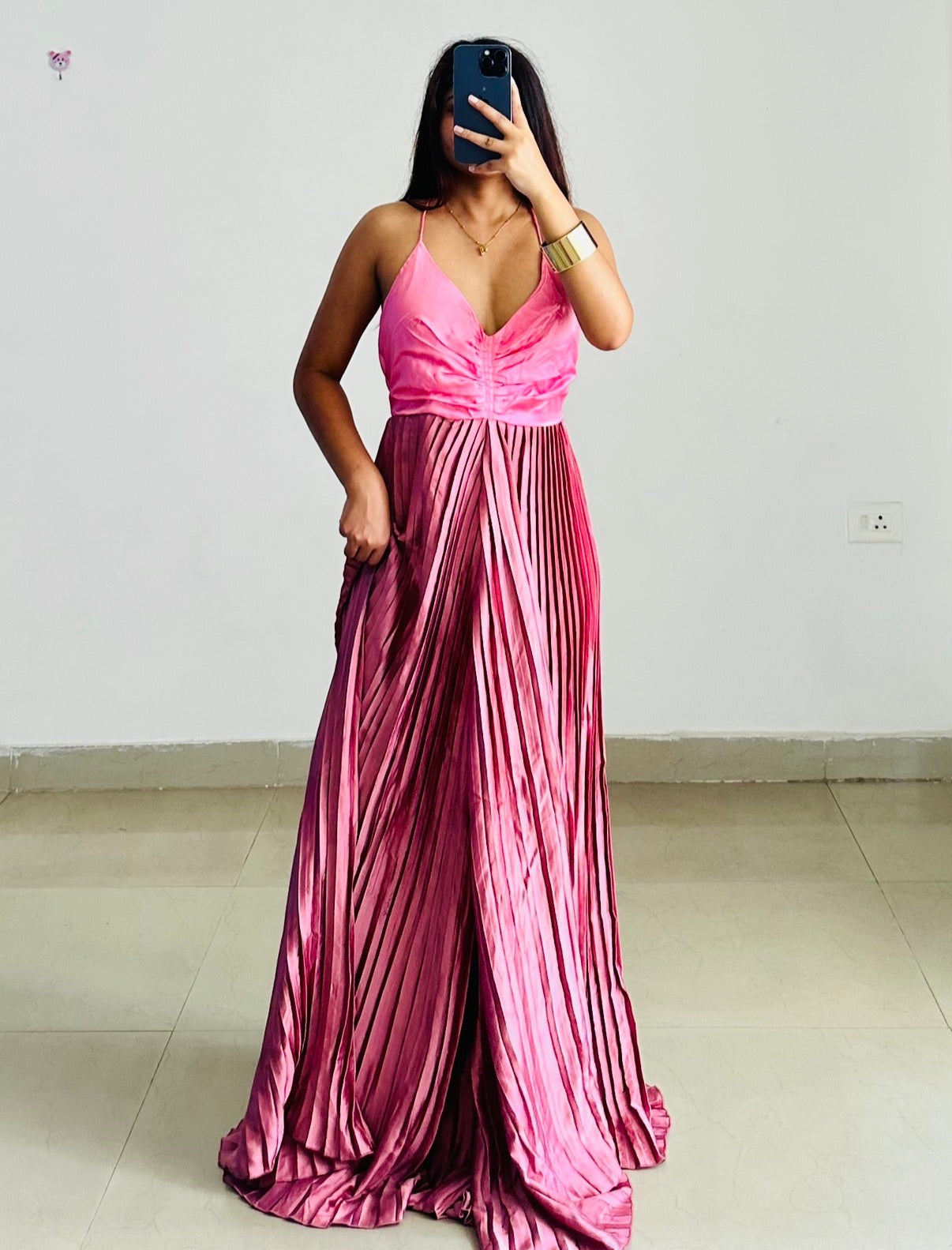 Pretty satin dress
