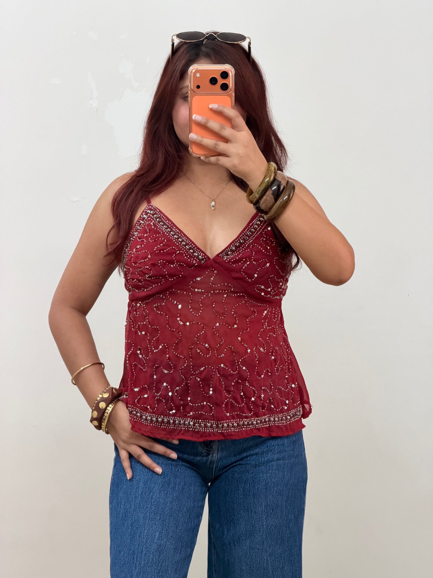 Burgundy Bliss Top✨
