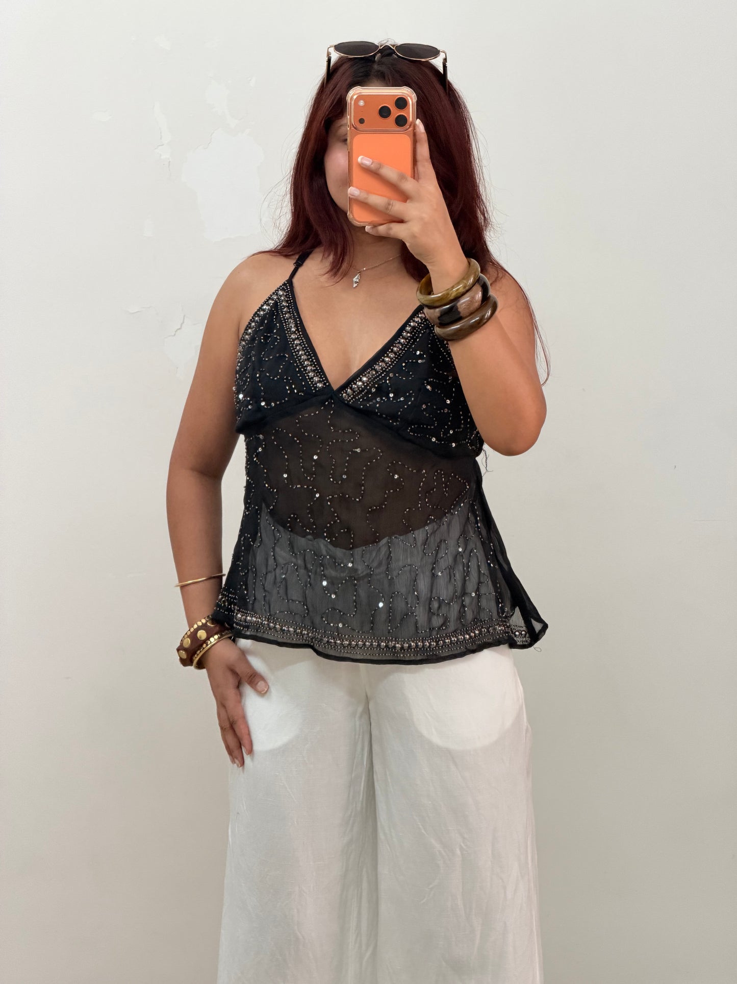 Noir Sparkle Top ✨