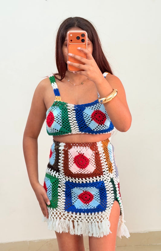 Pretty crochet set
