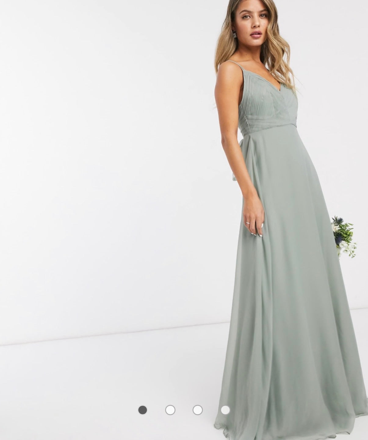 Sage green dress
