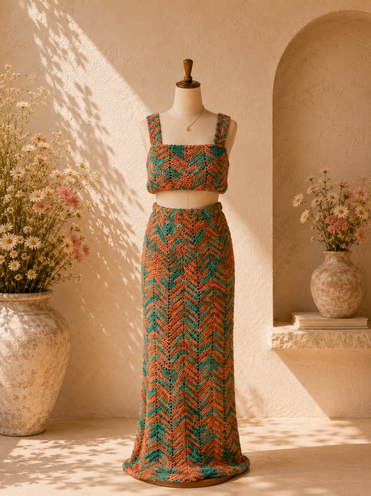 Pretty crochet set