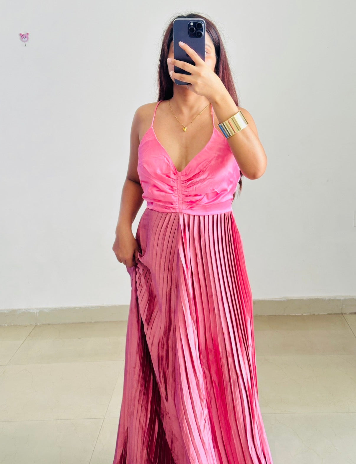 Pretty satin dress