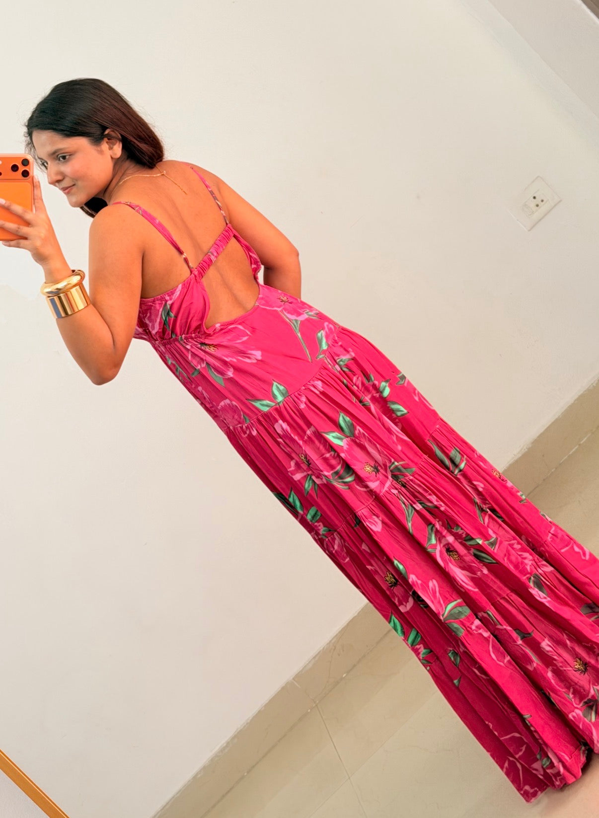 Hot pink prettt dress