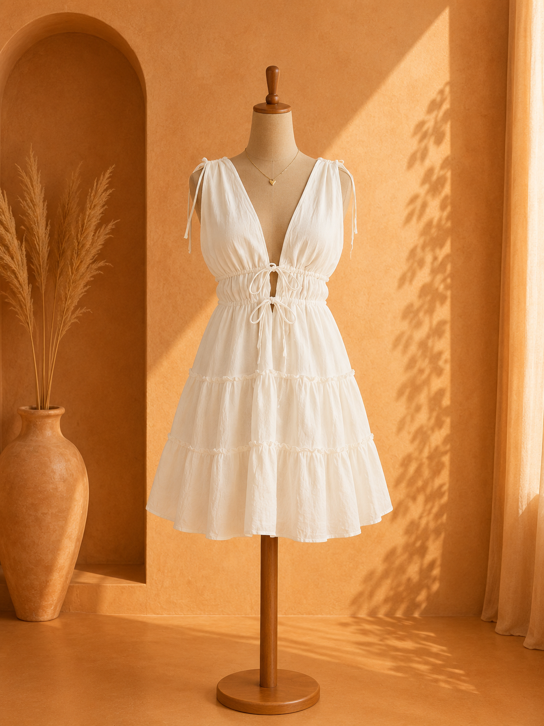White dress