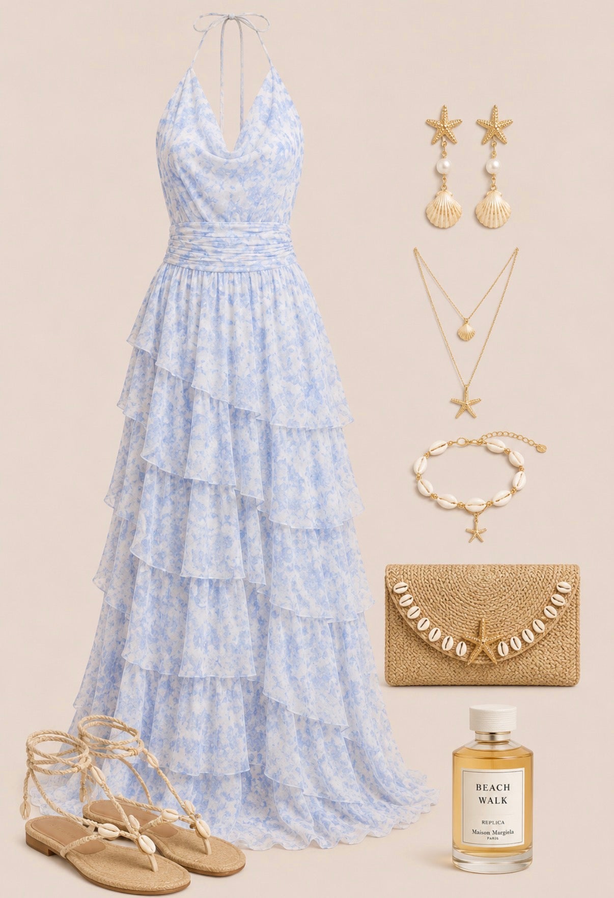 Blue frill