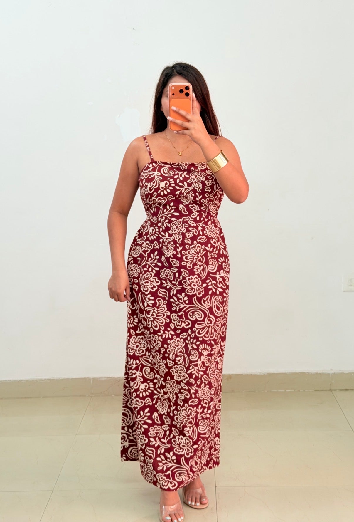 Maroon dress