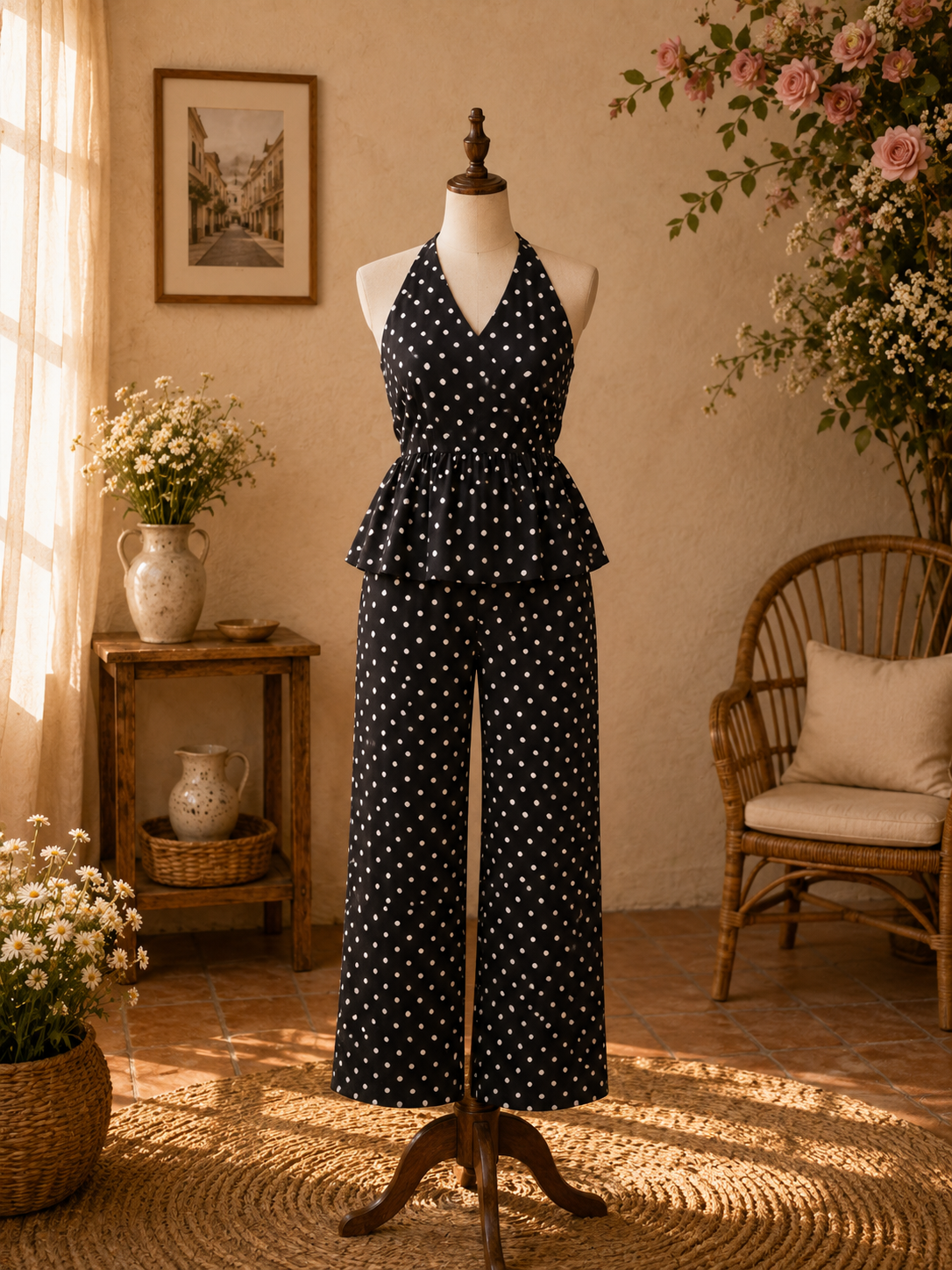 Polka dot co-ord set