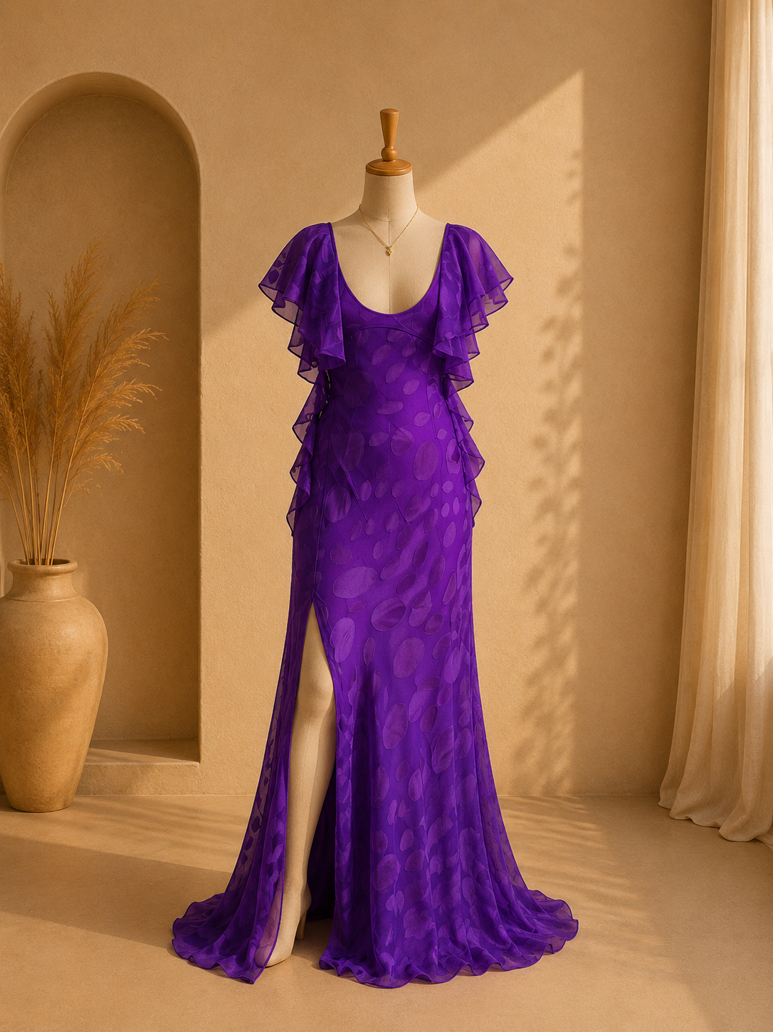 Purple dress