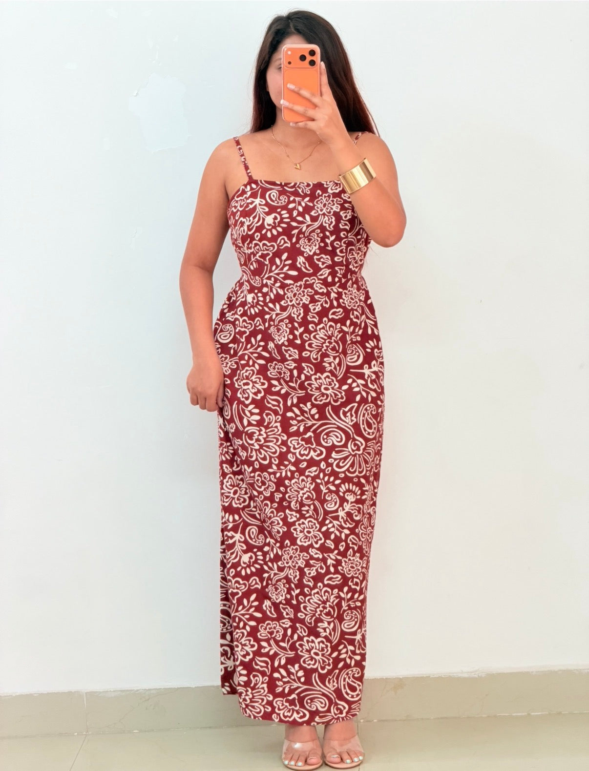 Maroon dress