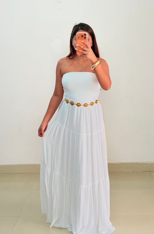 White skirt