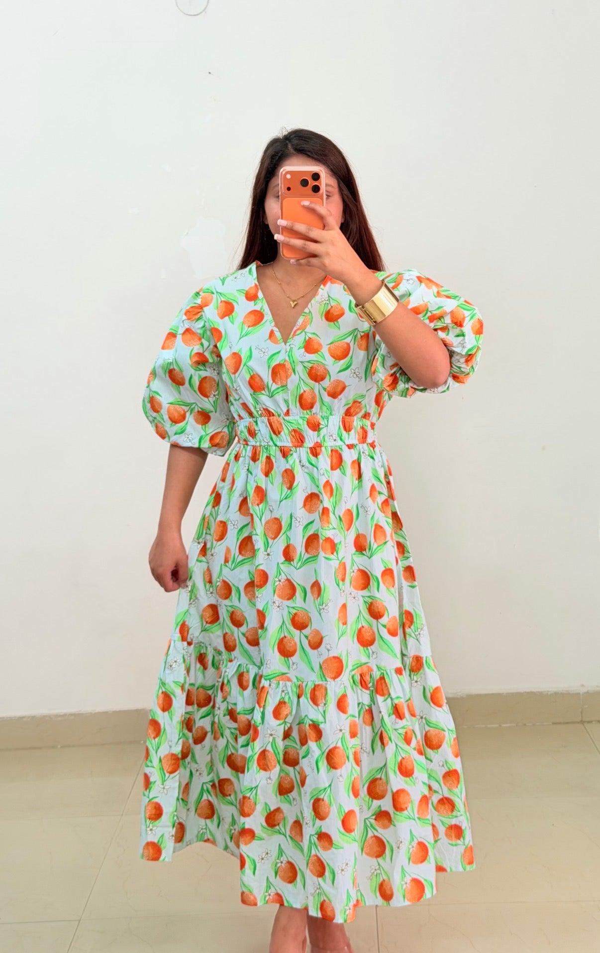 Prettiest orange dress