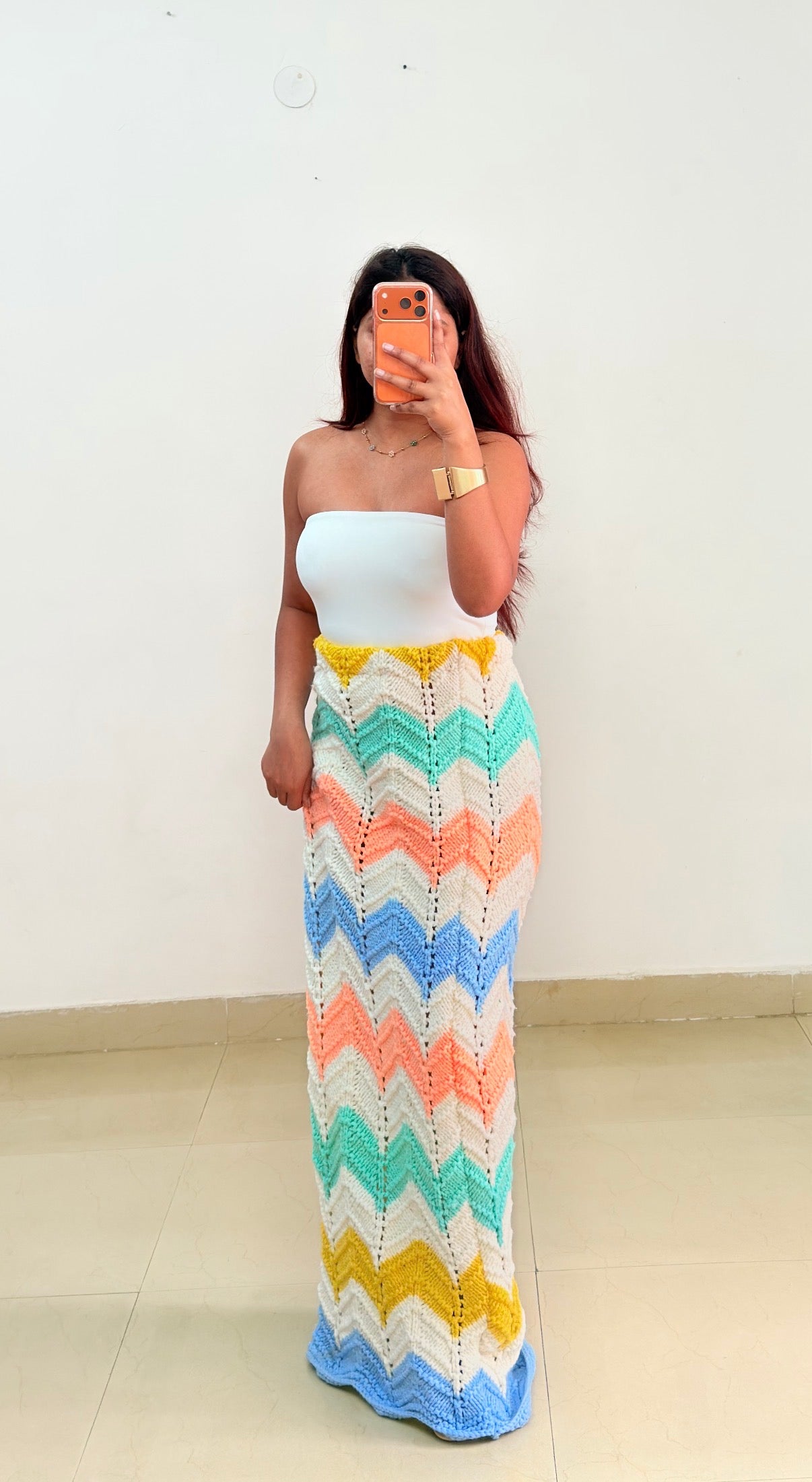 Crochet skirt