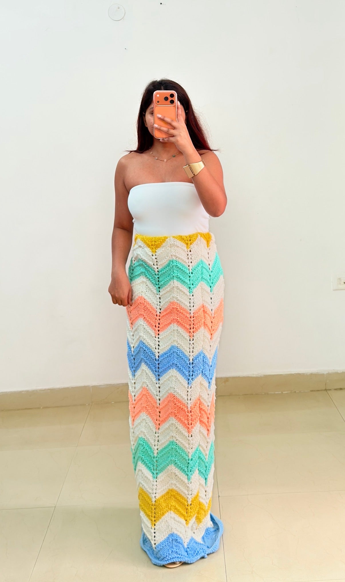 Crochet skirt