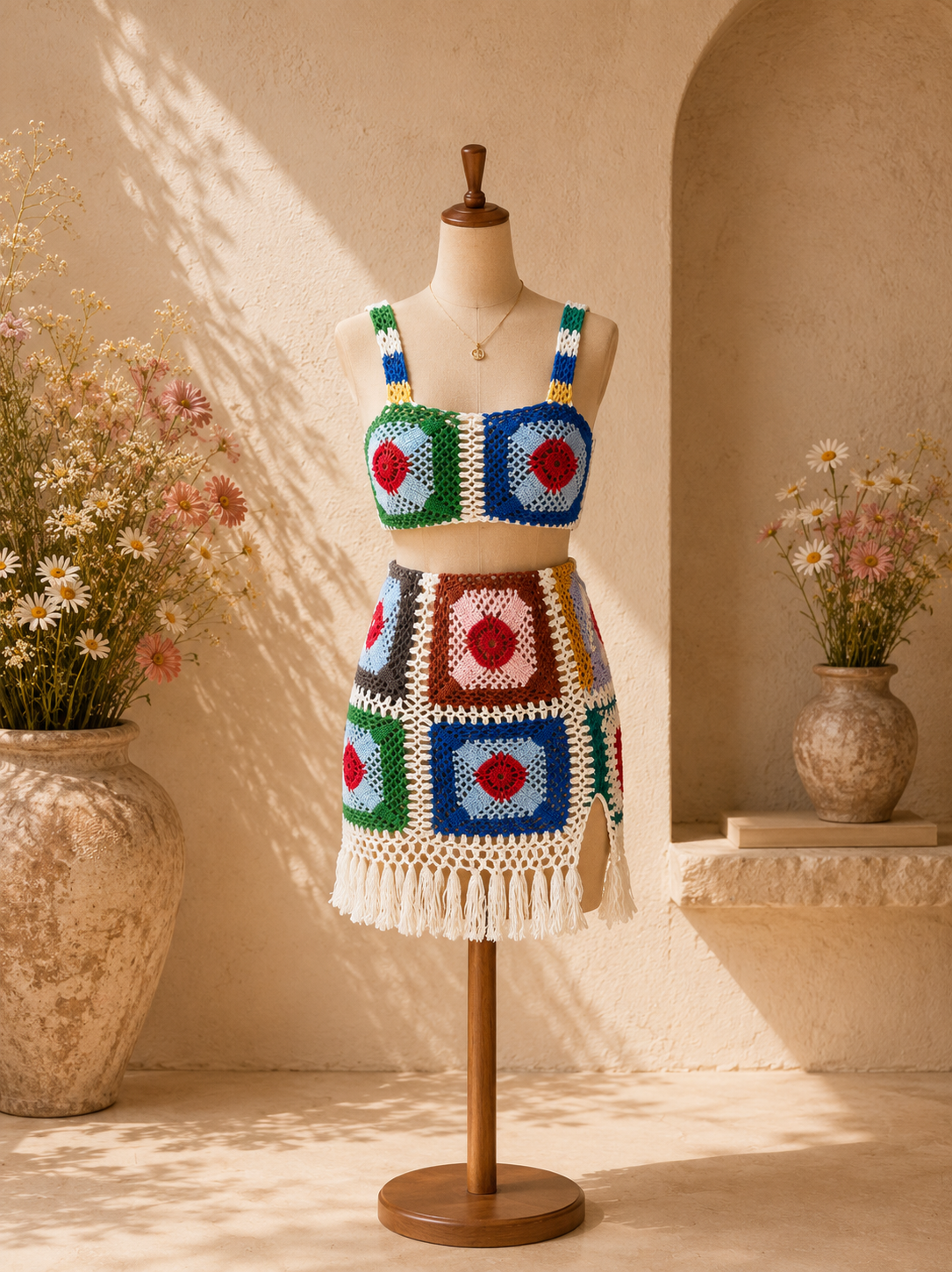 Pretty crochet set