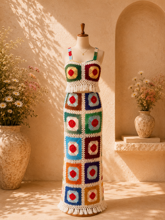 Pretty crochet set