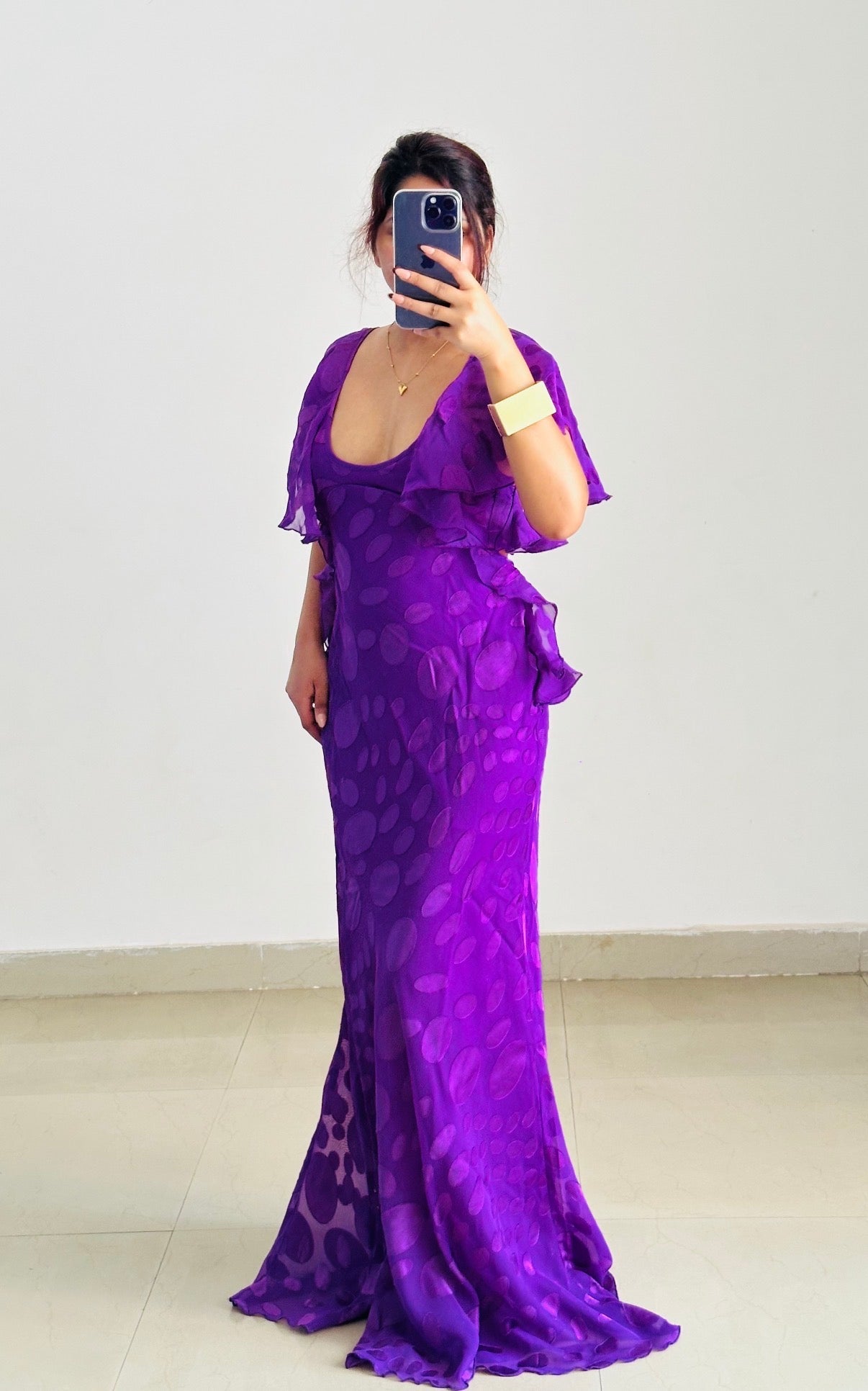 Purple dress