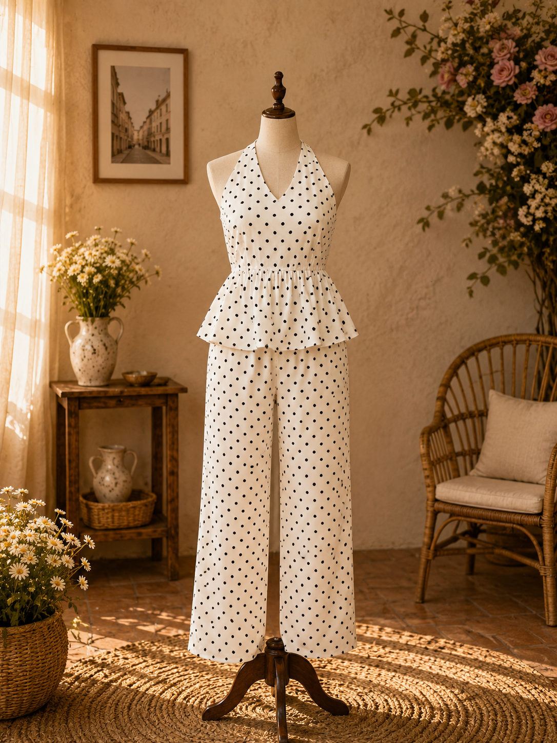 Polka dot co-ord set