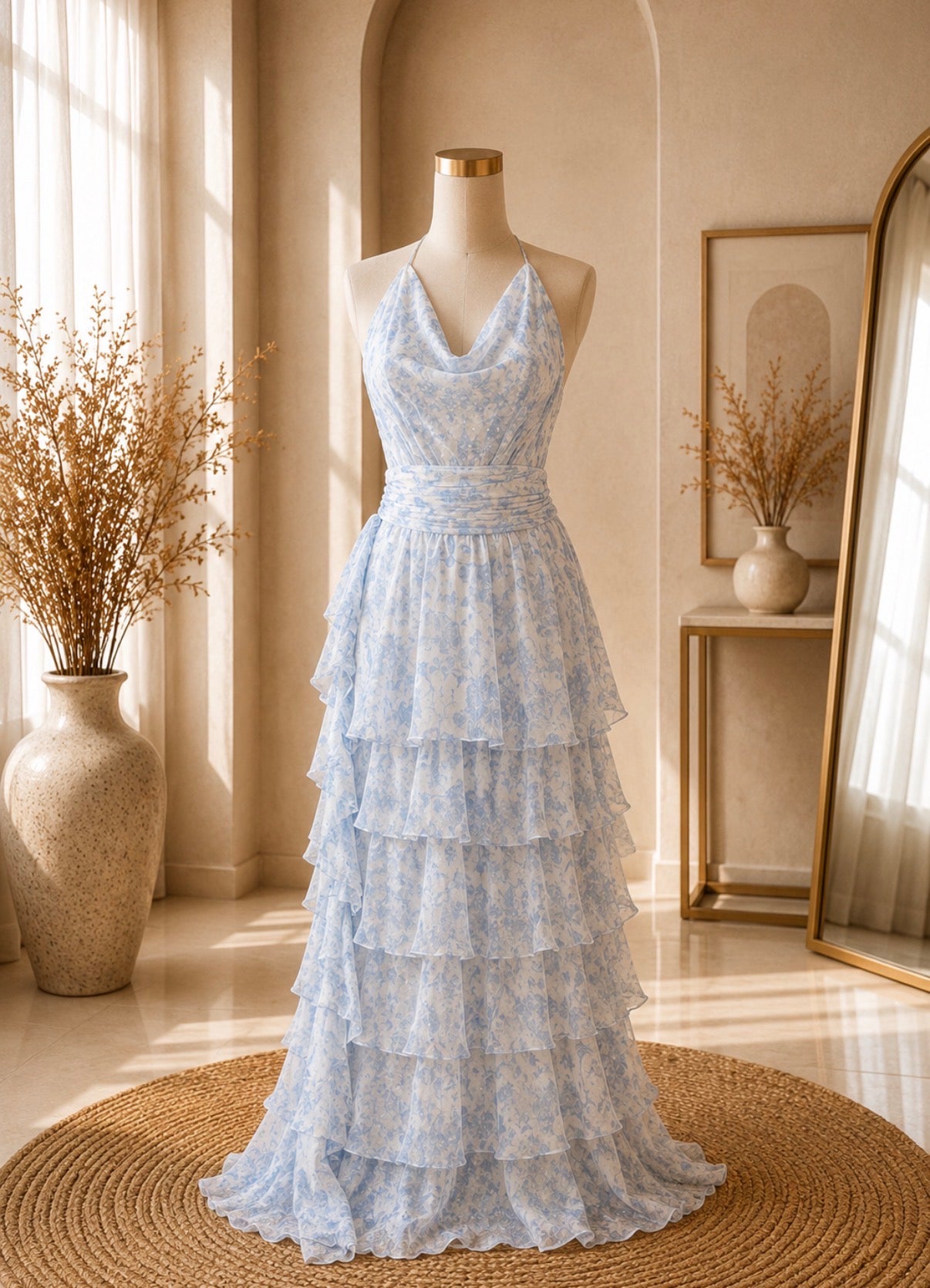 Blue frill