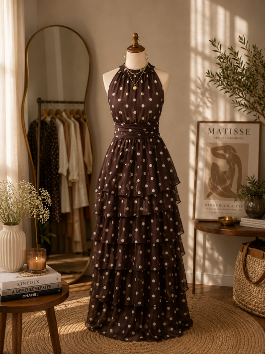 Cocoa Polka Ruffle ⭐