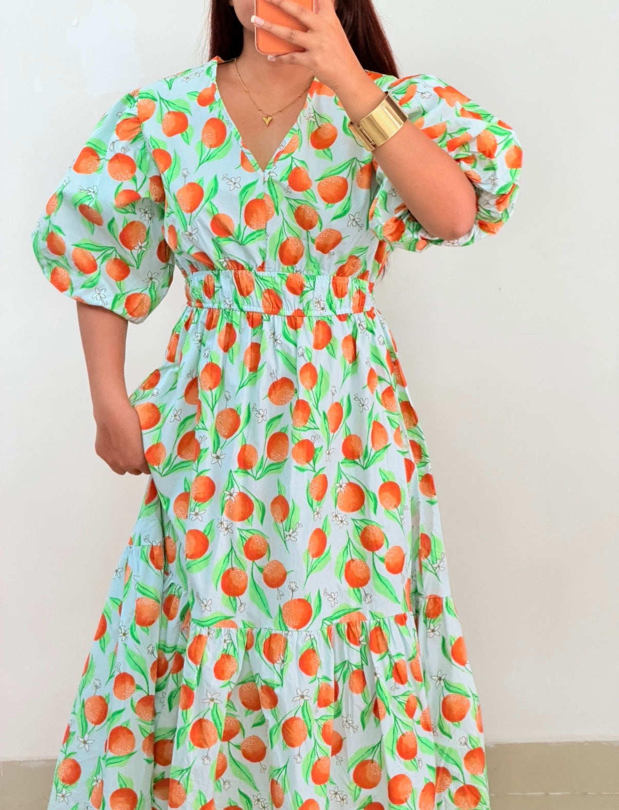 Prettiest orange dress