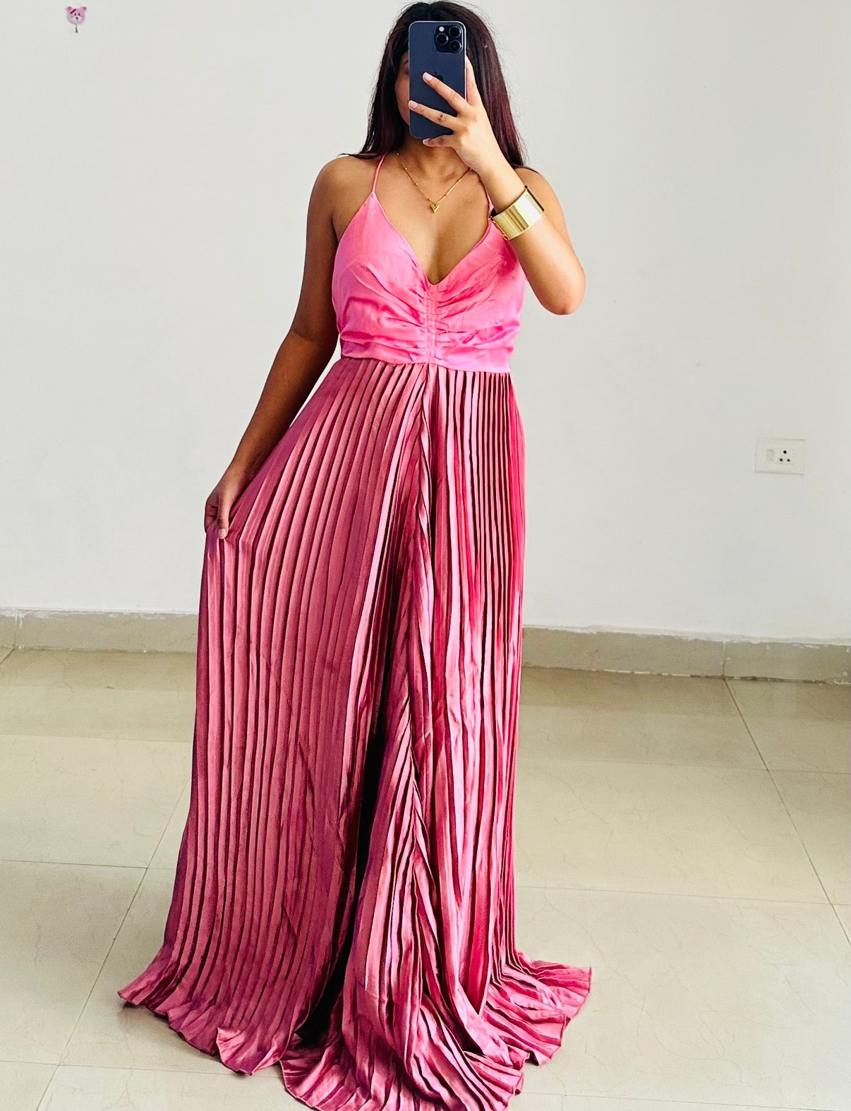 Pretty satin dress