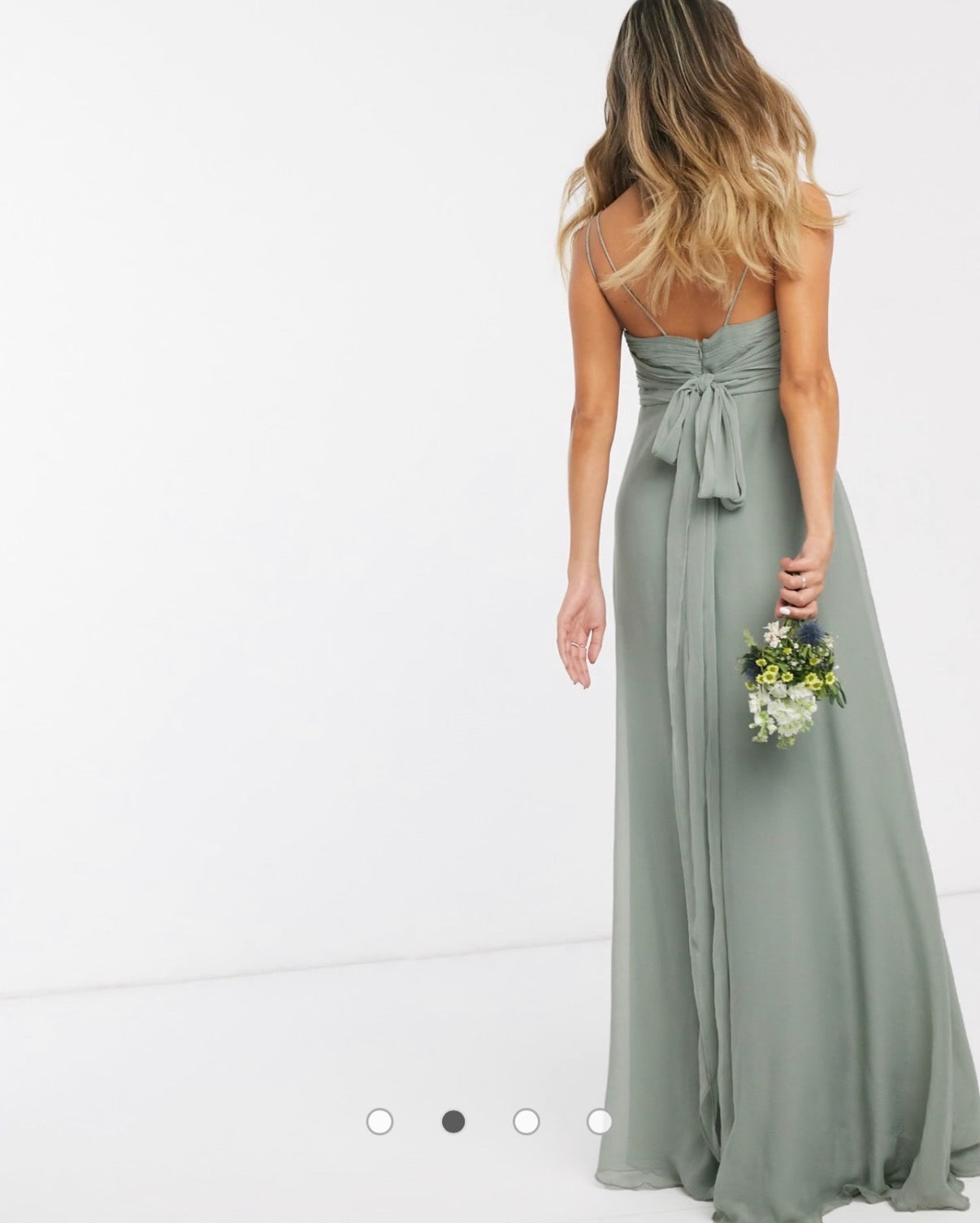 Sage green dress